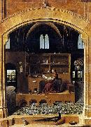 Antonello da Messina St Jerome in his Study oil